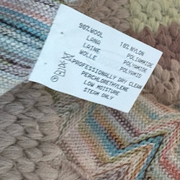 MISSONI COLLECTION 104/150, 2005 limited edition, Panelled Wool Knit Jacket - Picture 5 of 8